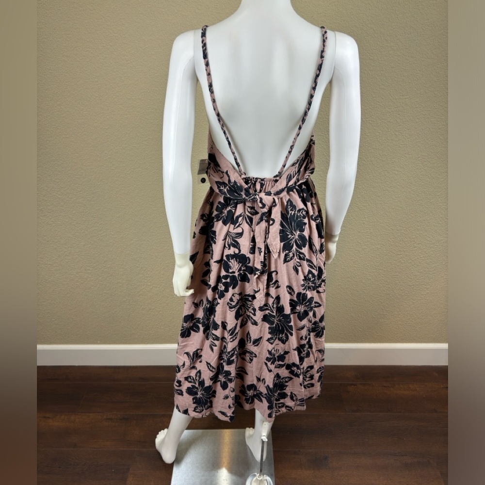 NWT Free People The Perfect Midi Sun Dress $148 Sand Combo XS - Picture 13 of 15